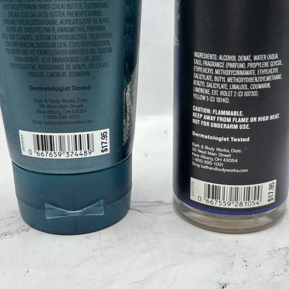 Bath & Body Works Wicked Vanilla Woods Body Cream & Fine Fragrance Mist Set